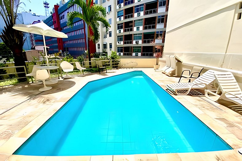 Flat new and renovated next to Ipanema beach!