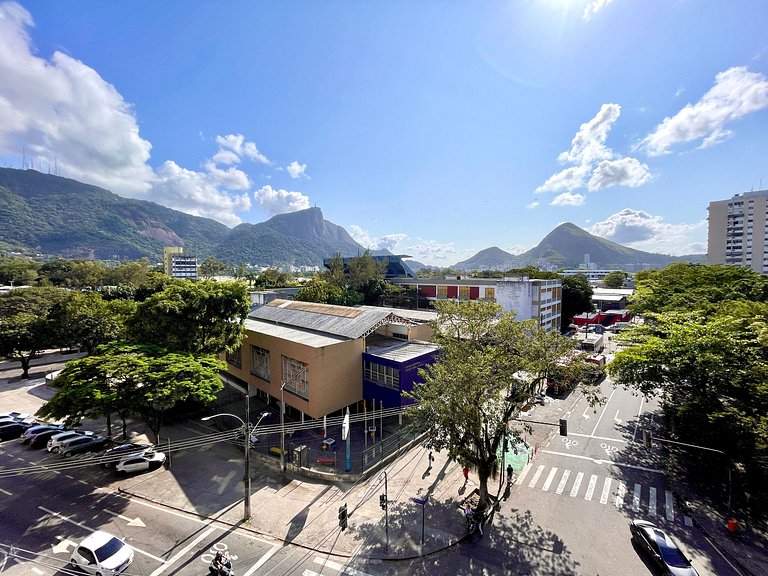 Studio Leblon - Vista Cristo, piscina e academia.